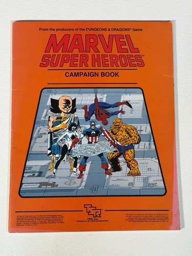 Marvel super heroes rpg - super,